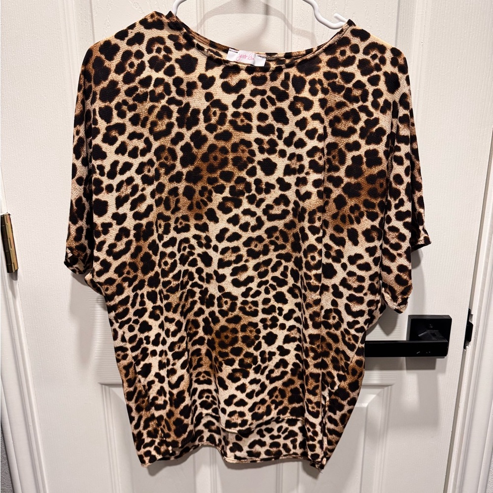 Leopard Print Women's Top